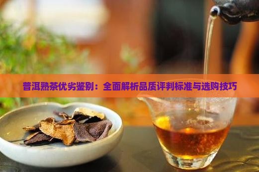 普洱熟茶优劣鉴别：全面解析品质评判标准与选购技巧
