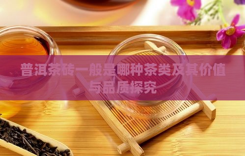 普洱茶砖一般是哪种茶类及其价值与品质探究