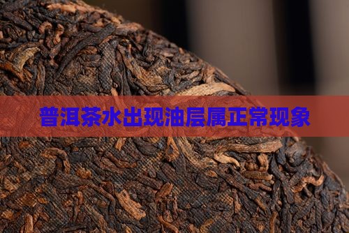 普洱茶水出现油层属正常现象