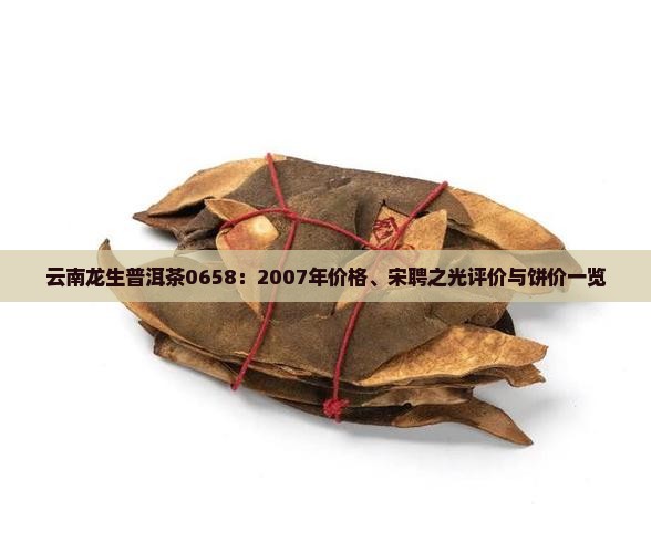 云南龙生普洱茶0658：2007年价格、宋聘之光评价与饼价一览