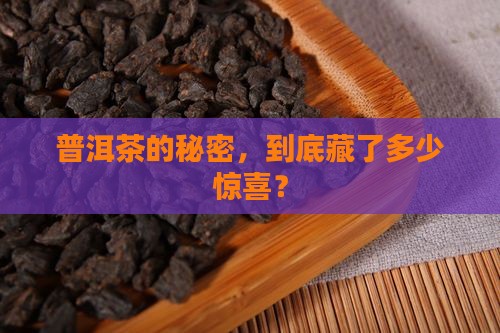 为了得到普洱茶中