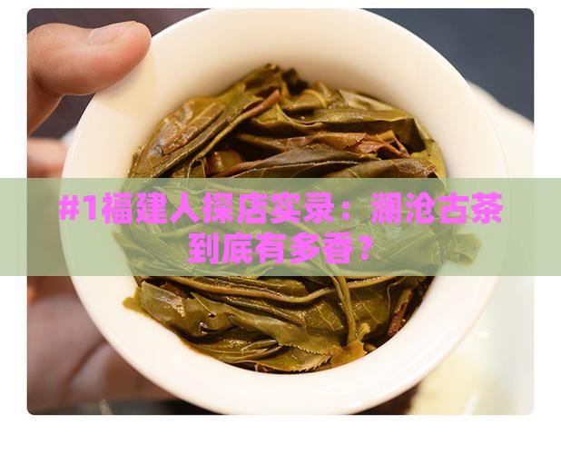 福建人澜沧古茶