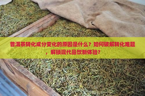 普洱茶转化成分变化的原因