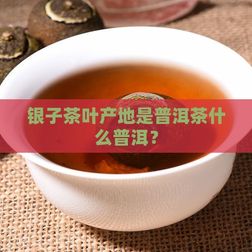 碎银子茶叶哪里产的