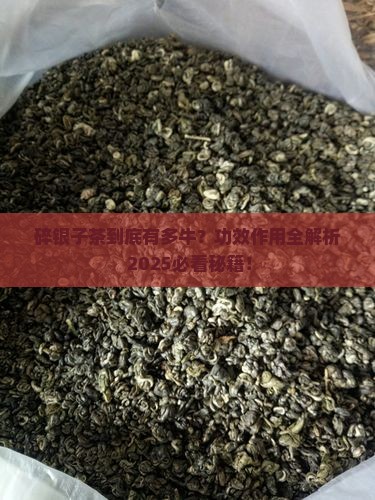 碎银子茶功效与作用