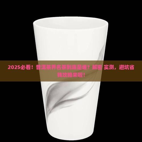 普洱茶界的名茶是什么茶