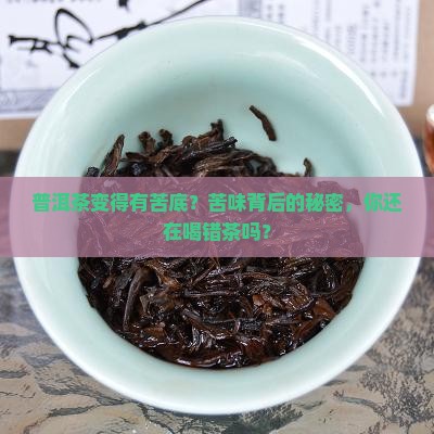 普洱茶变得有苦底