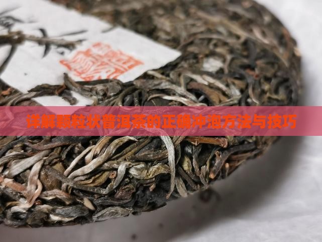 详解颗粒状普洱茶的正确冲泡方法与技巧