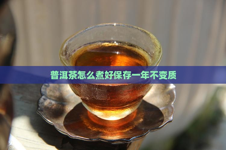 普洱茶怎么煮好保存一年不变质