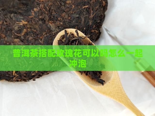普洱茶搭配玫瑰花可以吗怎么一起冲泡