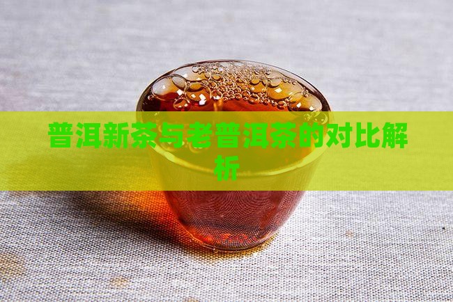 普洱新茶与老普洱茶的对比解析