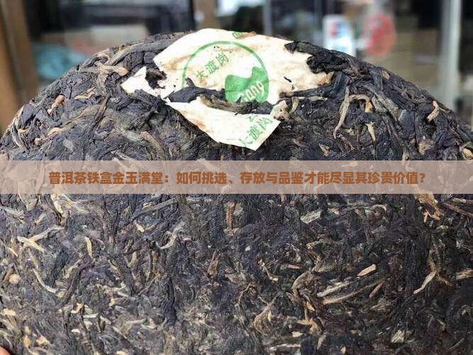 普洱茶铁盒金玉满堂