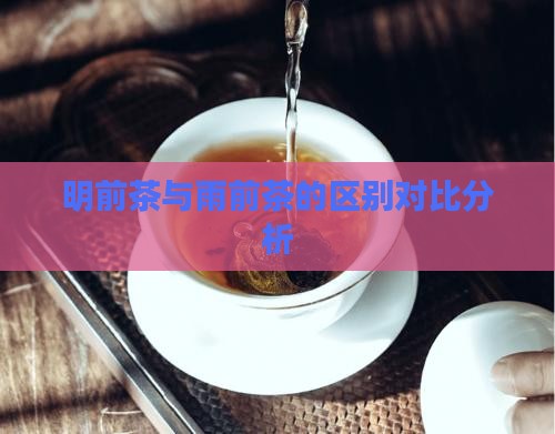 明前茶与雨前茶的区别