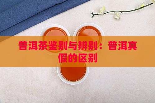 普洱茶正品和假冒的区别