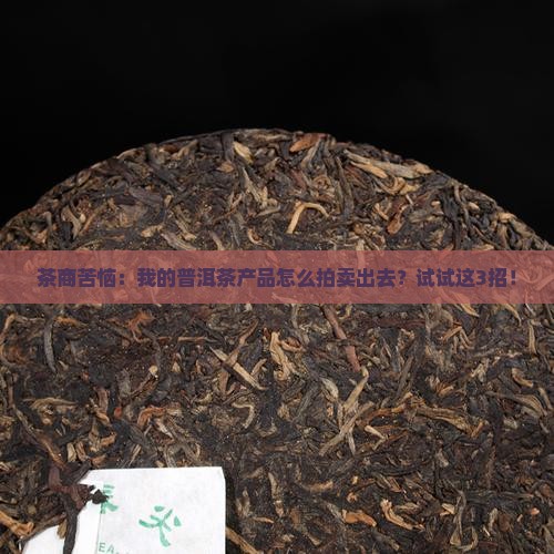 普洱茶产品怎么拍卖出去