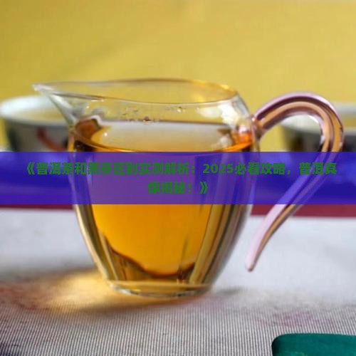 普洱茶和黑茶是什么不同