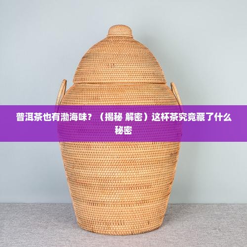普洱茶有渤海味的吗