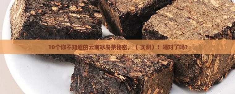 云南冰岛茶特色