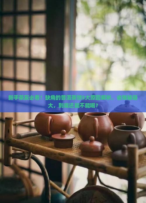 缺角的普洱茶饼