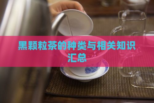 黑颗粒茶的种类与相关知识汇总
