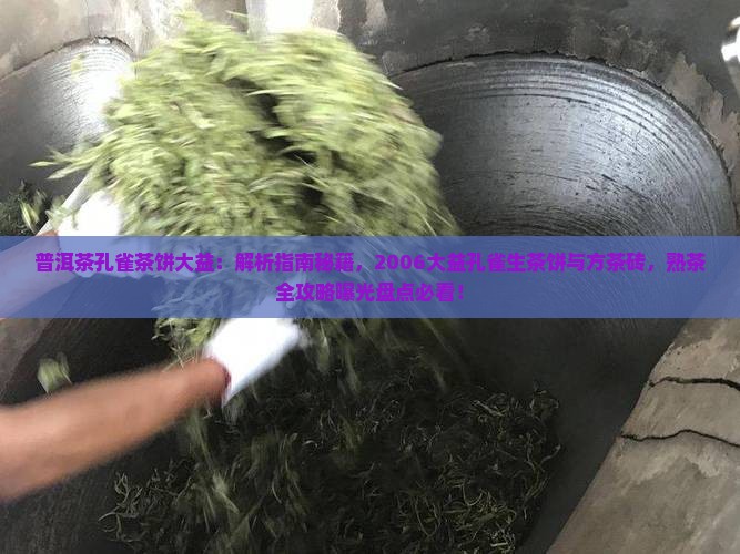 普洱茶孔雀茶饼大益