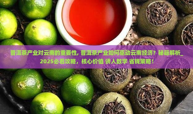 普洱茶产业对云南的重要性