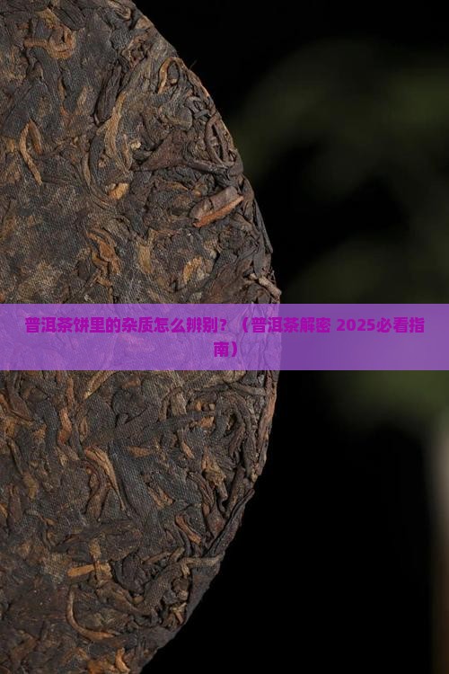 普洱茶饼里的杂质