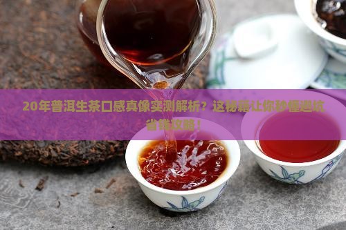 20年普洱生茶口感特点