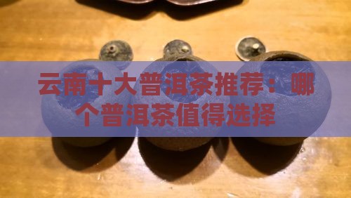 云南十大普洱茶推荐：哪个普洱茶值得选择