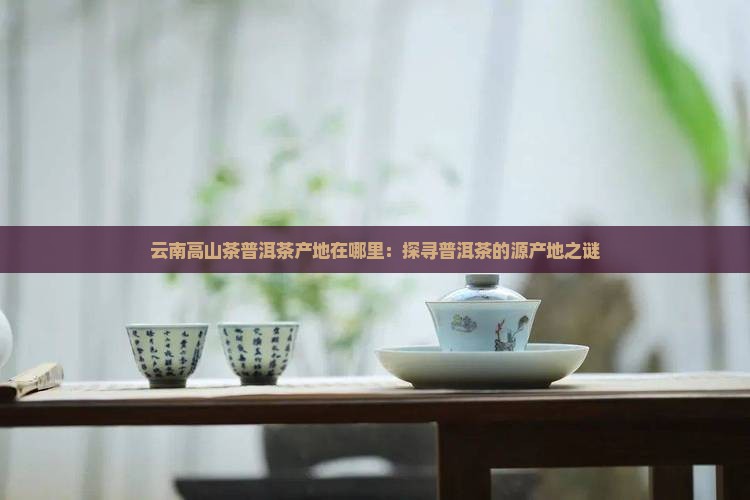 云南高山茶普洱茶产地在哪里：探寻普洱茶的源产地之谜