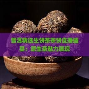 普洱精选生饼茶茶饼直播盛宴：原生茶魅力展现