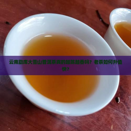 云南勐库大雪山普洱茶真的越陈越香吗？老茶如何升值快？