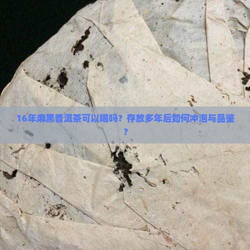 16年麻黑普洱茶可以喝吗？存放多年后如何冲泡与品鉴？