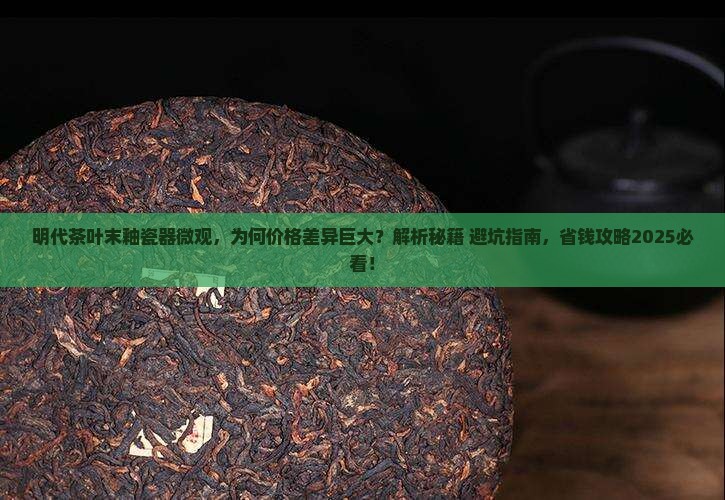 明代茶叶末釉瓷器微观