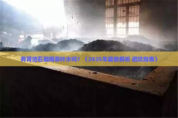 有肾结石可以喝茶叶水吗