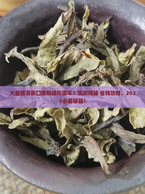 大益普洱茶哪一年的口感好