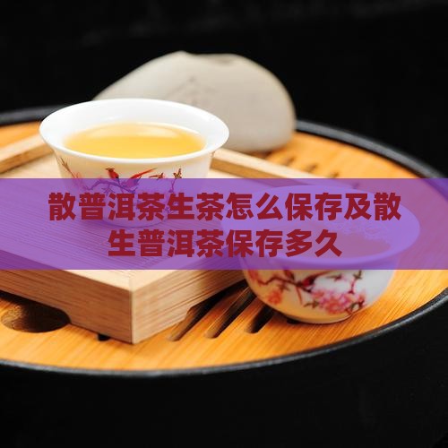 散普洱茶生茶怎么保存