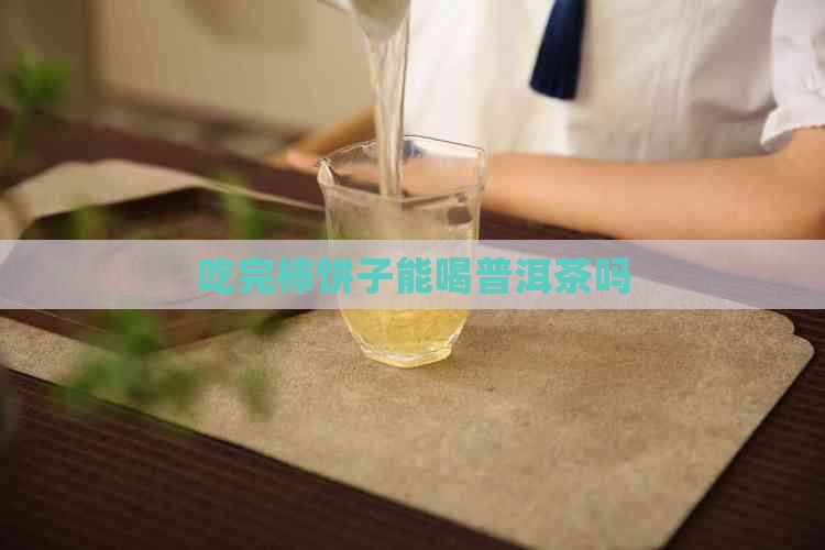 吃完柿饼子能喝普洱茶吗