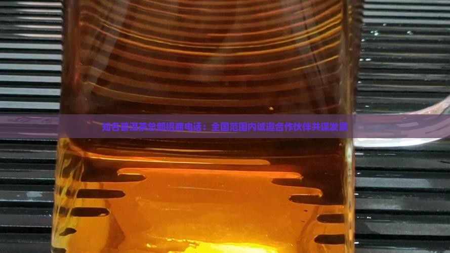 知名普洱茶总部招商电话：全国范围内诚邀合作伙伴共谋发展