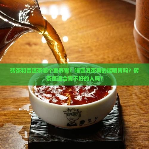 砖茶和普洱茶哪个更养胃？喝普洱茶真的能暖胃吗？砖茶更适合胃不好的人吗？