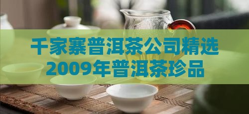 千家寨普洱茶公司精选2009年普洱茶珍品