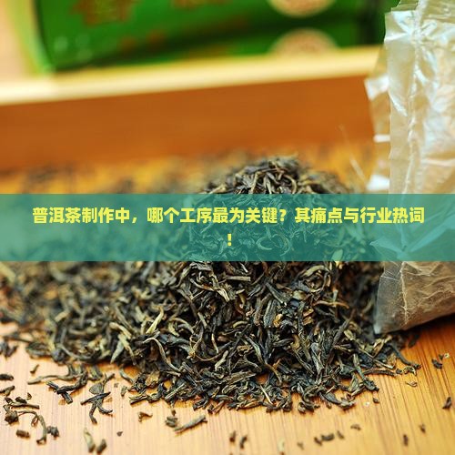 普洱茶制作中，哪个工序最为关键？其痛点与行业热词！