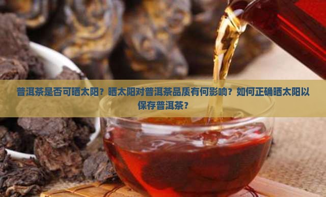 普洱茶是否可晒太阳？晒太阳对普洱茶品质有何影响？如何正确晒太阳以保存普洱茶？