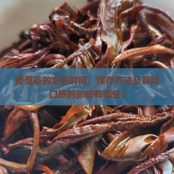 普洱茶的发茶时间、保存方法及其对口感的影响有哪些？