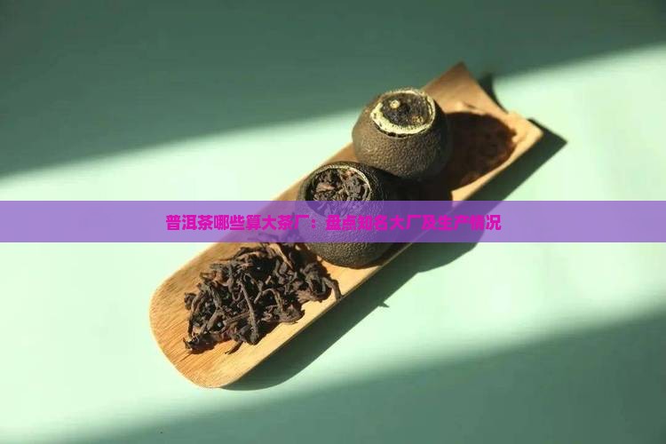 普洱茶哪些算大茶厂：盘点知名大厂及生产情况
