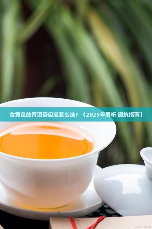 金黄色的普洱茶包装