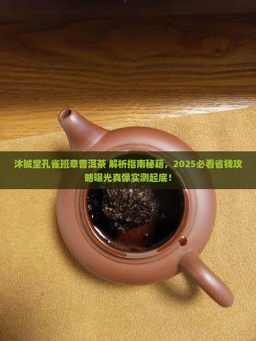 沐铖堂孔雀班章普洱茶
