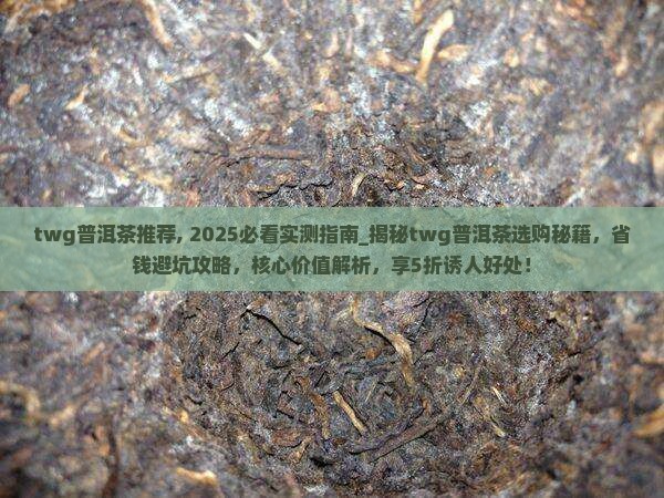 twg普洱茶推荐