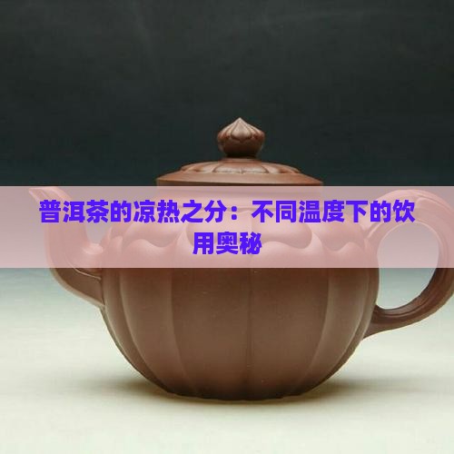 普洱茶的凉热之分