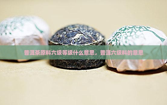 普洱茶六级料什么意思